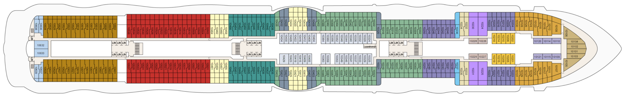 Deck 10 plan